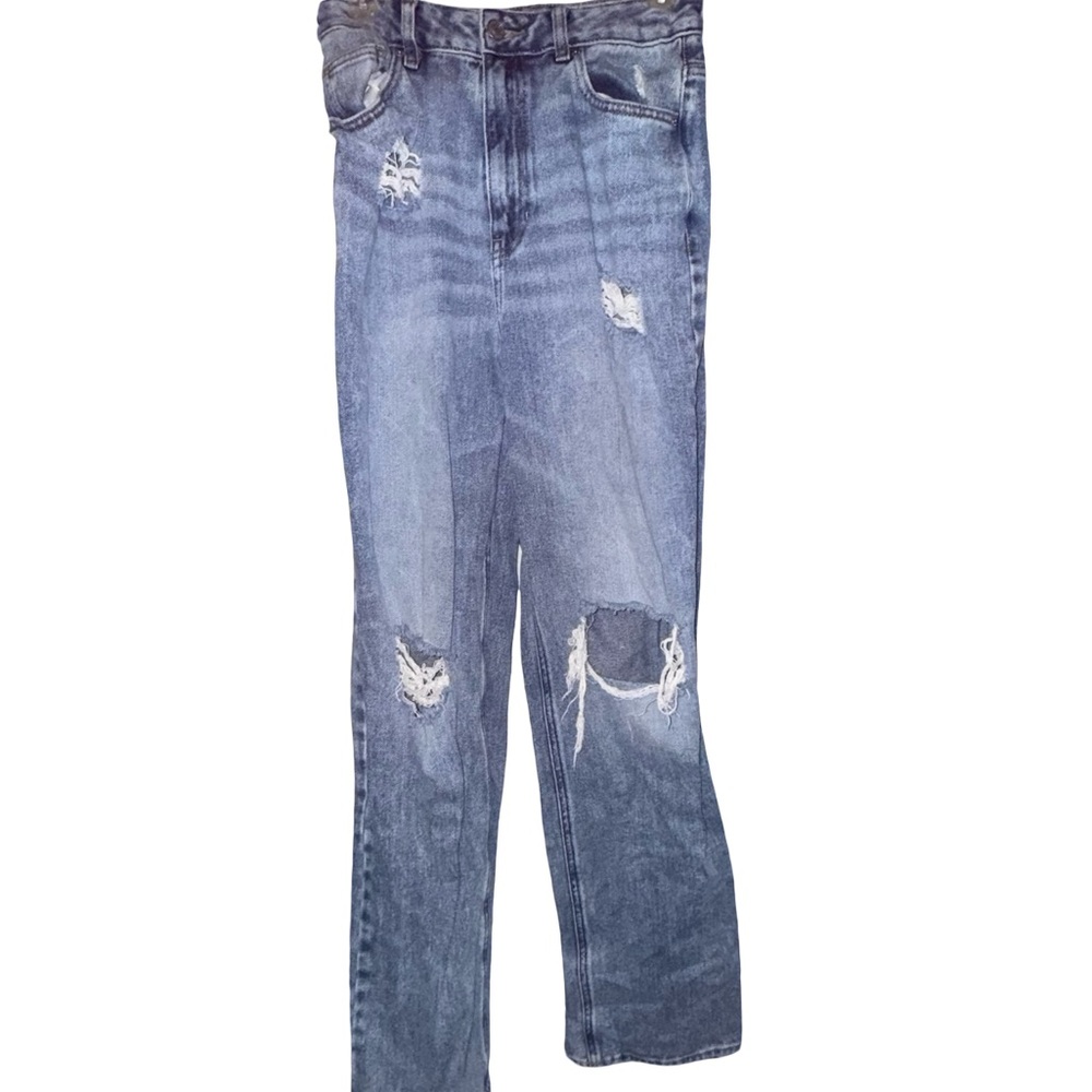 PacSun Light Blue Denim Jeans with Contrast Stitching